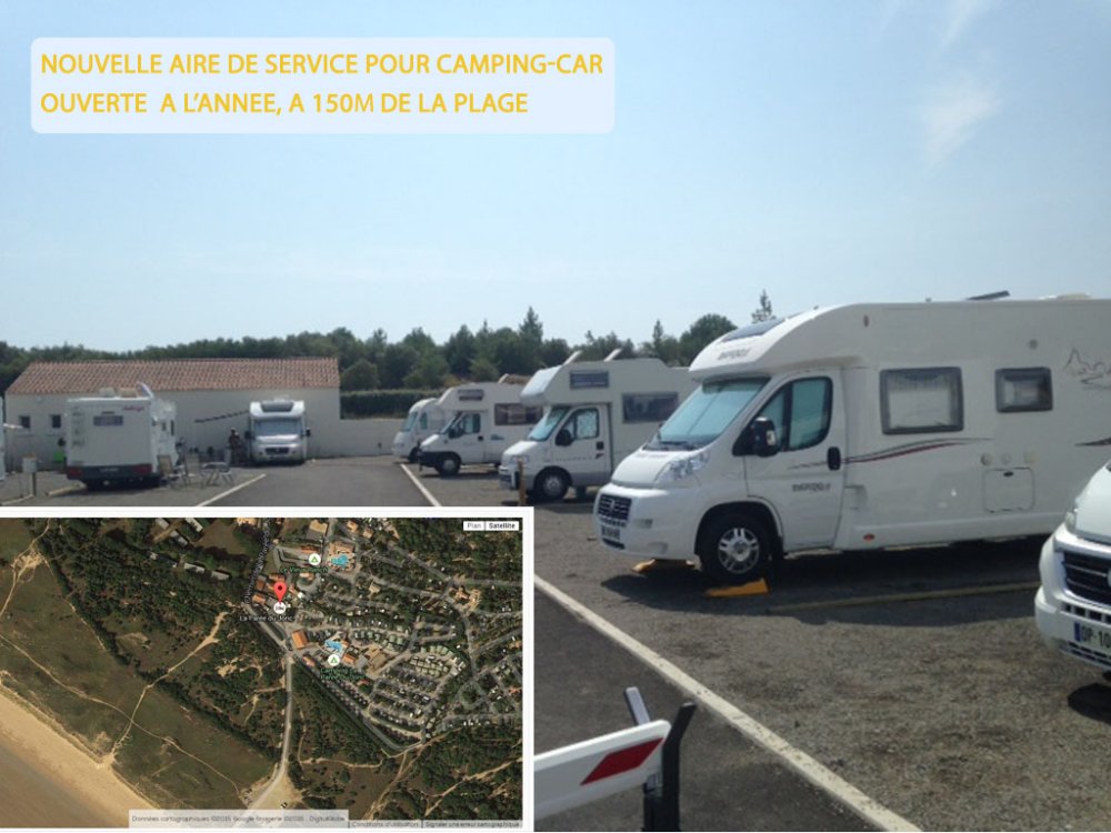 Aire camping-car  Saint-Jean-de-Monts (85160) - Photo 2